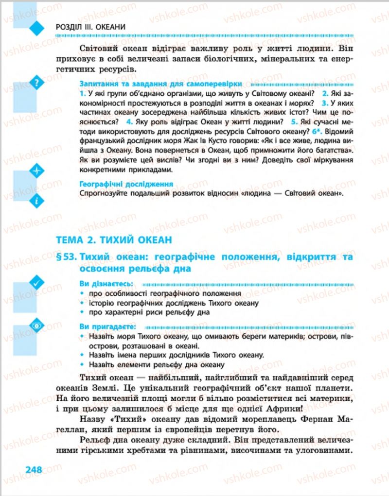 Страница 248 | Підручник Географія 7 клас Г.Д. Довгань, О.Г. Стадник 2015