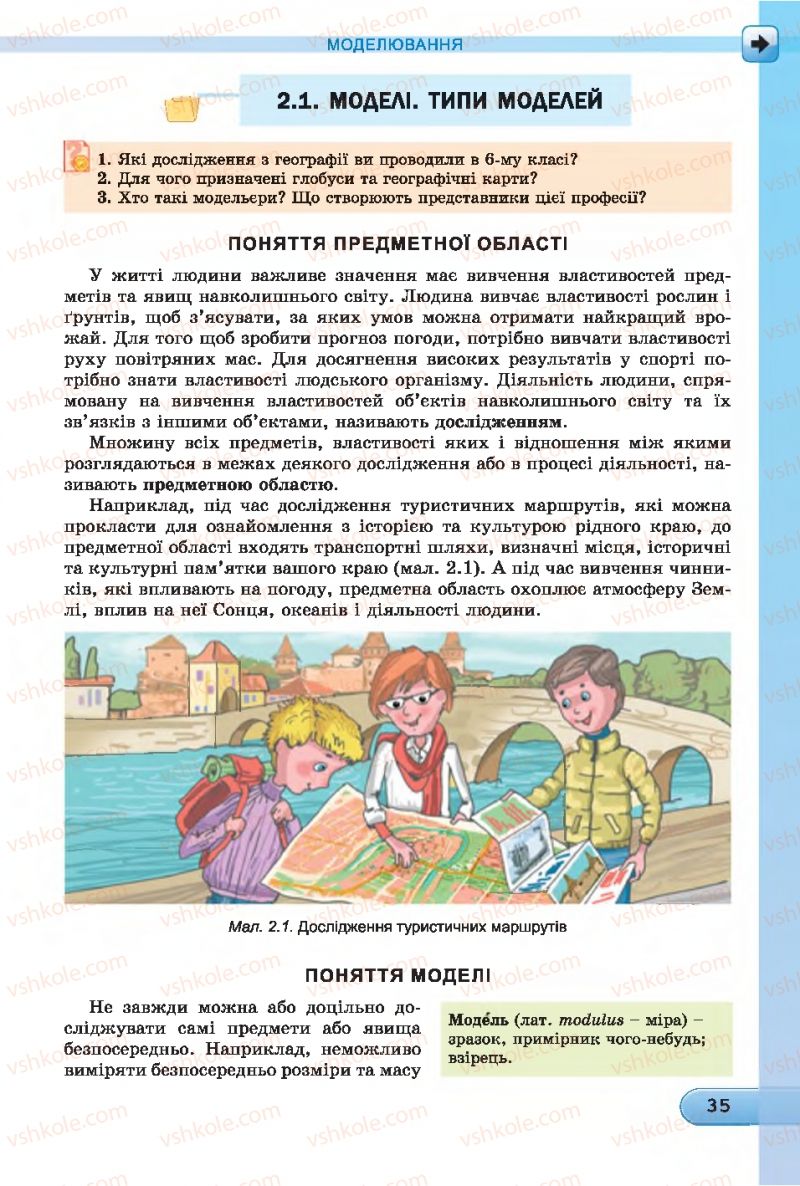 Страница 35 | Підручник Інформатика 7 клас Й.Я. Ривкінд, Т.І. Лисенко, Л.А. Чернікова 2015