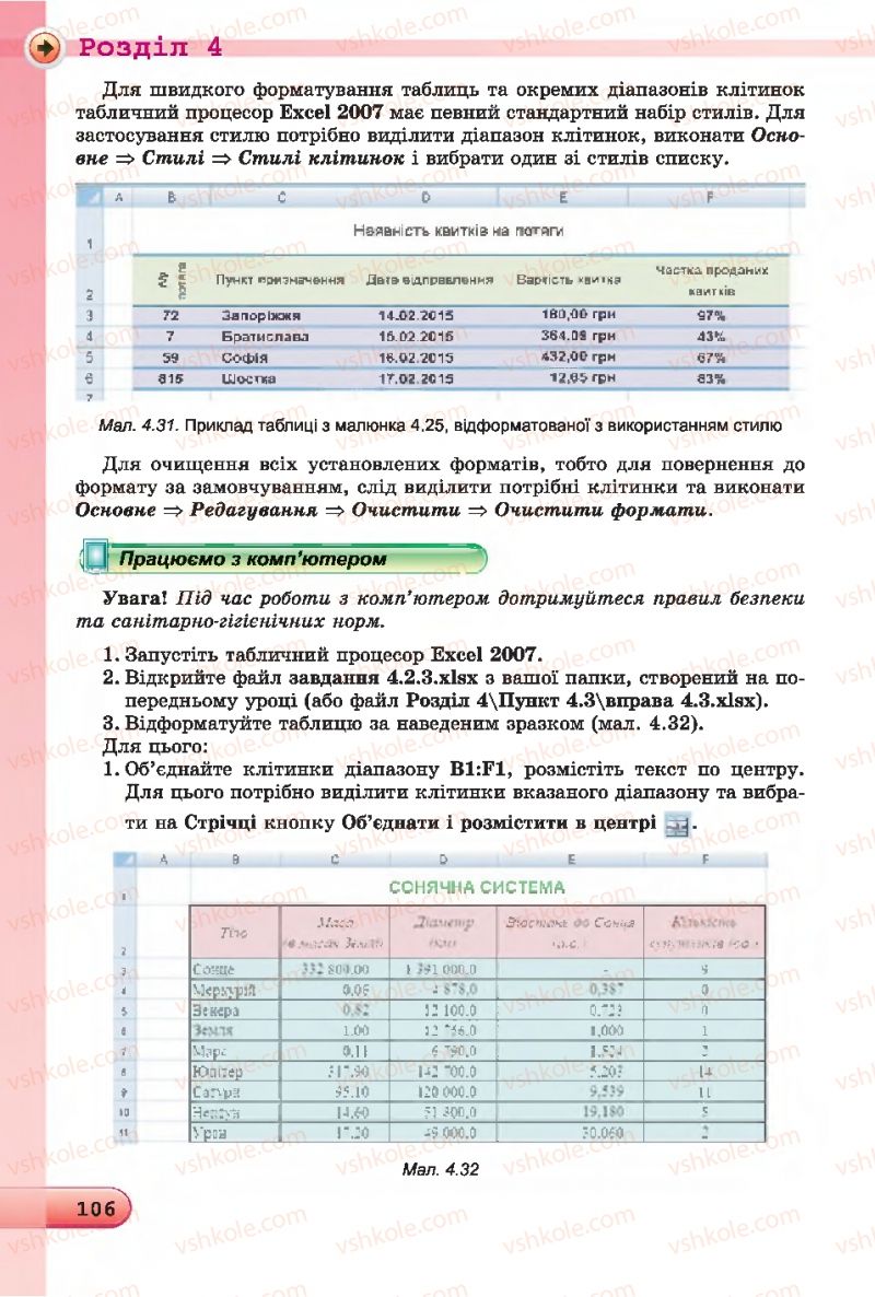 Страница 106 | Підручник Інформатика 7 клас Й.Я. Ривкінд, Т.І. Лисенко, Л.А. Чернікова 2015