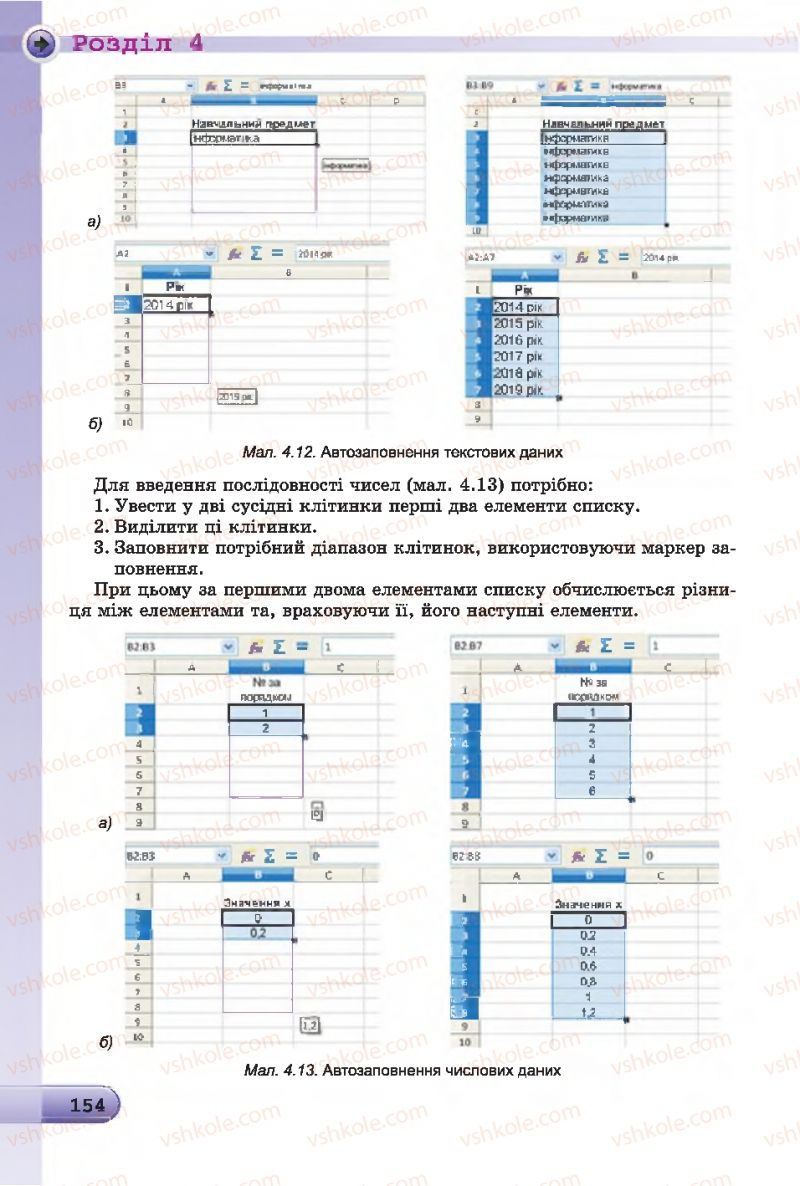 Страница 154 | Підручник Інформатика 7 клас Й.Я. Ривкінд, Т.І. Лисенко, Л.А. Чернікова 2015