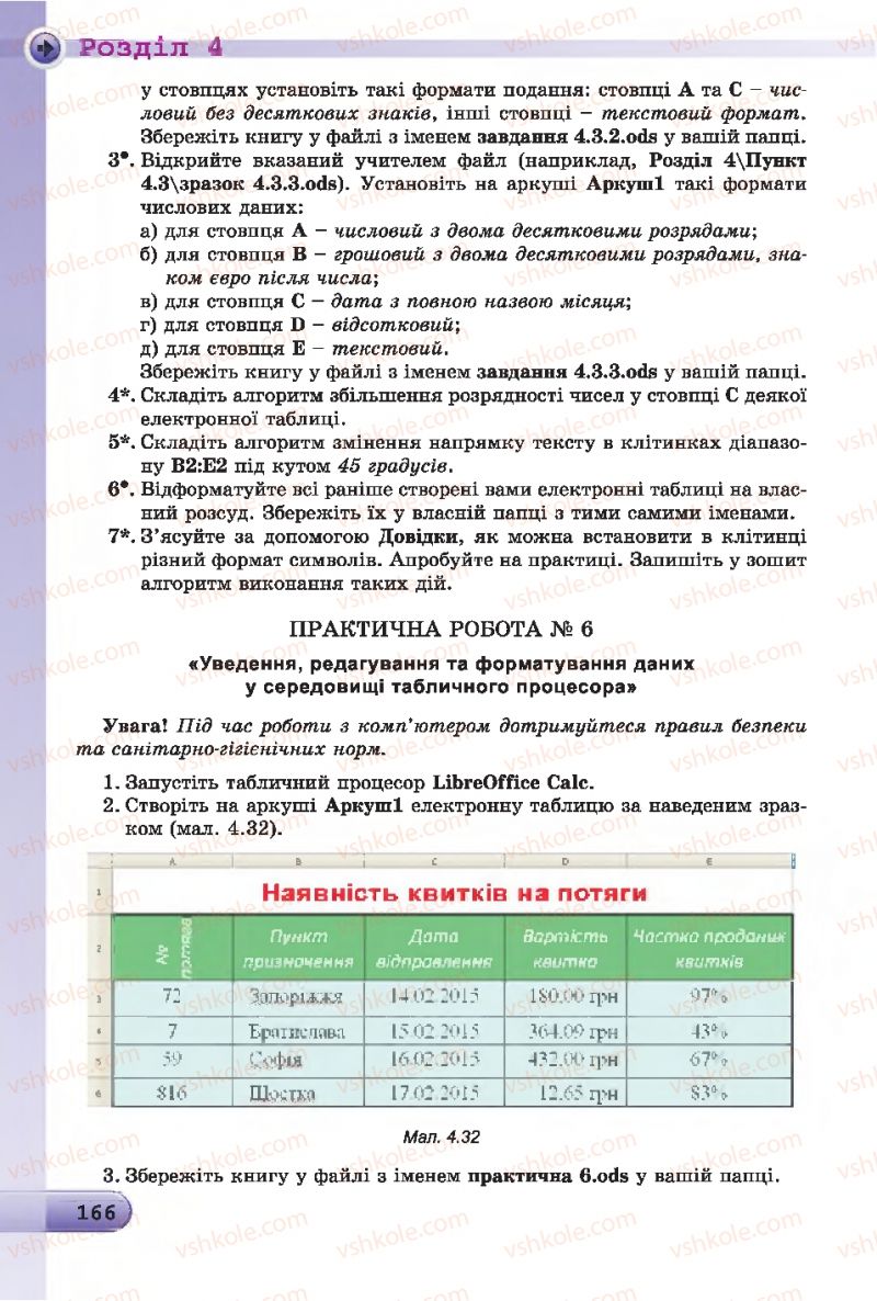 Страница 166 | Підручник Інформатика 7 клас Й.Я. Ривкінд, Т.І. Лисенко, Л.А. Чернікова 2015