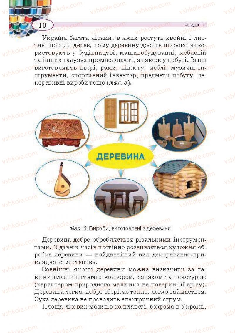 Страница 10 | Підручник Трудове навчання 5 клас В.К. Сидоренко, Т.С, Мачача, В.П. Титаренко 2013 Для дівчат