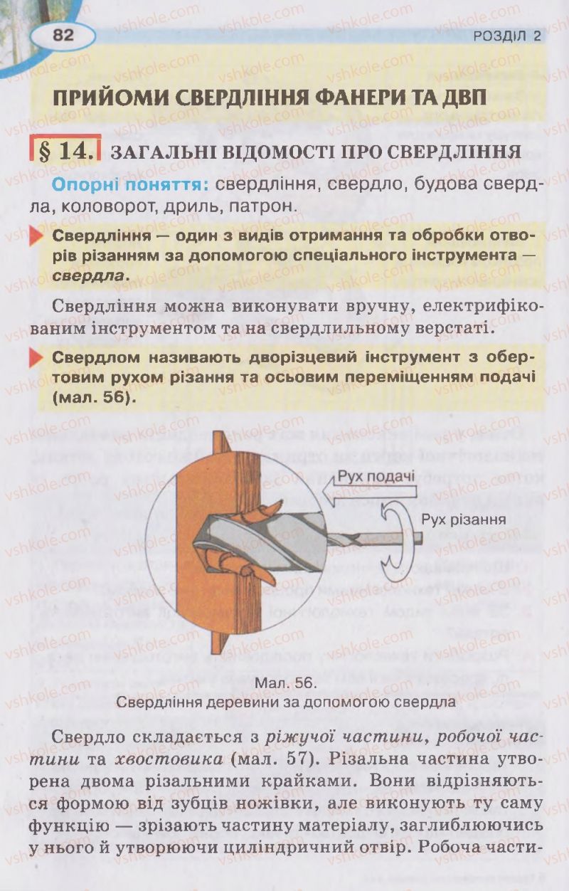 Страница 82 | Підручник Трудове навчання 5 клас В.К. Сидоренко, Д.В. Лебедев, А.М. Гедзик 2013 Для хлопців