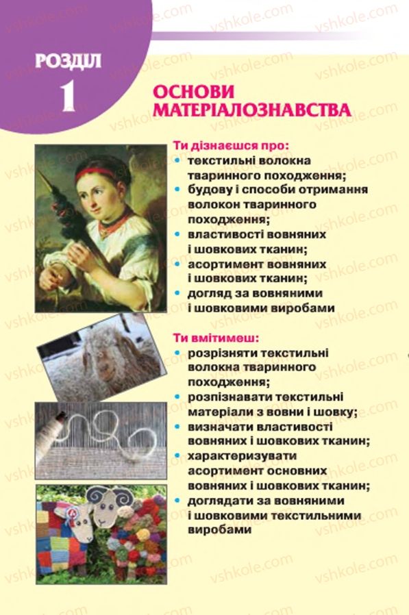 Страница 4 | Підручник Трудове навчання 7 клас Т.С. Мачача, В.П. Титаренко, Г.М. Гаврилюк 2015 Для дівчат