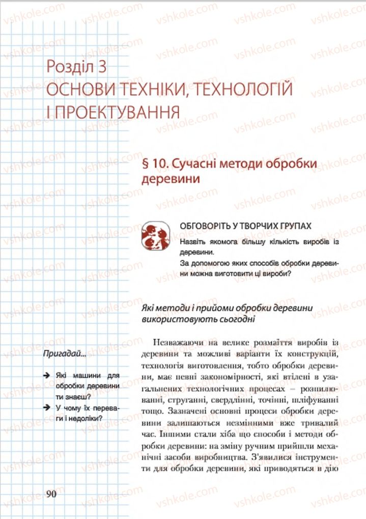 Страница 90 | Підручник Трудове навчання 7 клас А.І. Терещук, О.Б. Авраменко 2015 Для хлопців