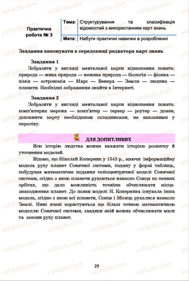 Страница 29 | Підручник Інформатика 7 клас А.М. Гуржій, В.В. Лапінський, Л.А. Карташова, В.Д. Руденко 2015