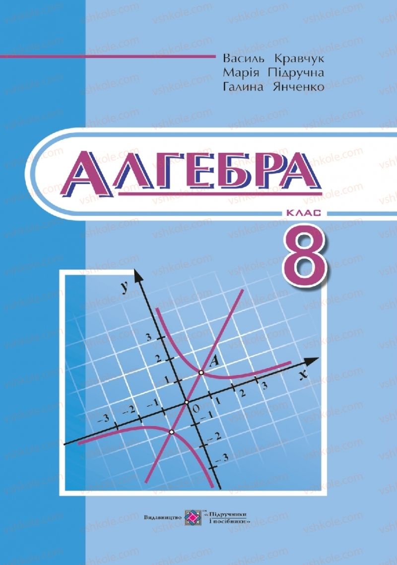 Страница 1 | Підручник Алгебра 8 клас В.Р. Кравчук, М.В. Підручна, Г.М. Янченко 2016