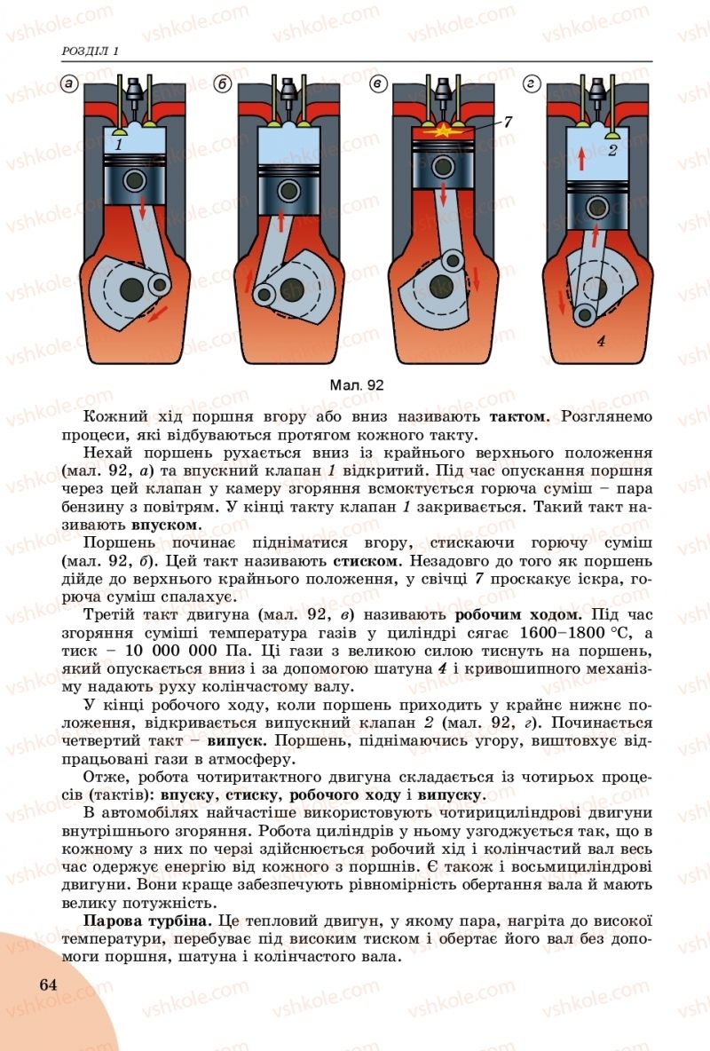 Страница 64 | Підручник Фізика 8 клас В.Д. Сиротюк 2016