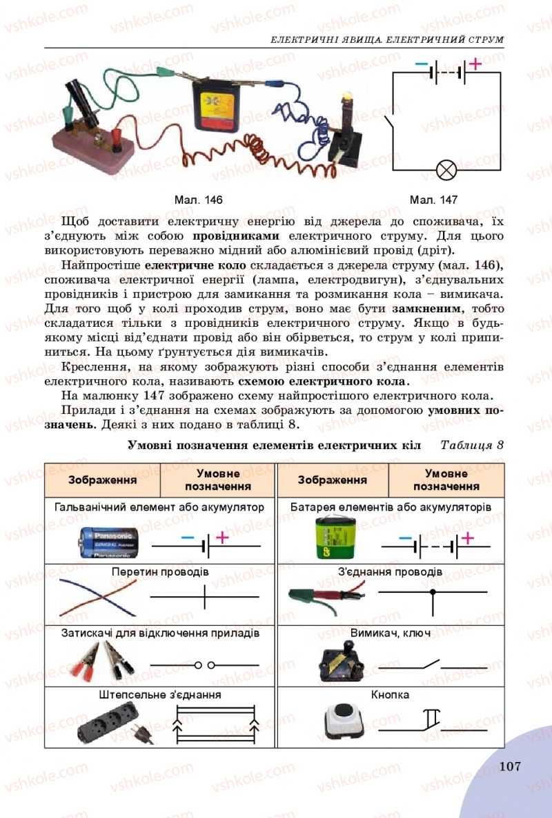 Страница 107 | Підручник Фізика 8 клас В.Д. Сиротюк 2016