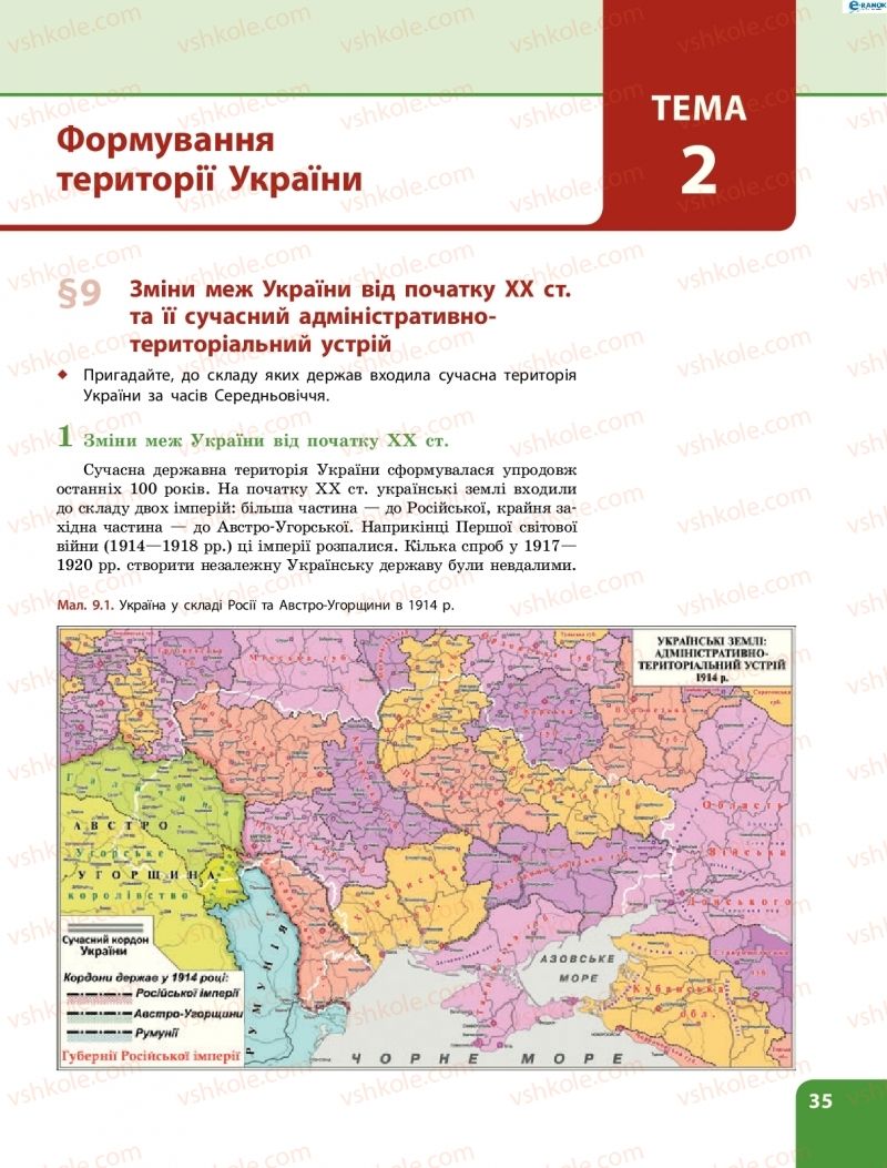 Страница 35 | Підручник Географія 8 клас Л.М. Булава 2016