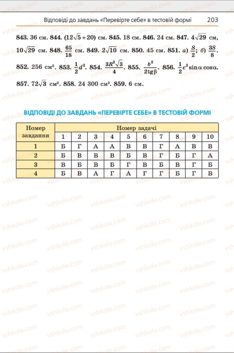 Страница 203 | Підручник Геометрія 8 клас А.Г. Мерзляк, В.Б. Полонський, М.С. Якір 2016