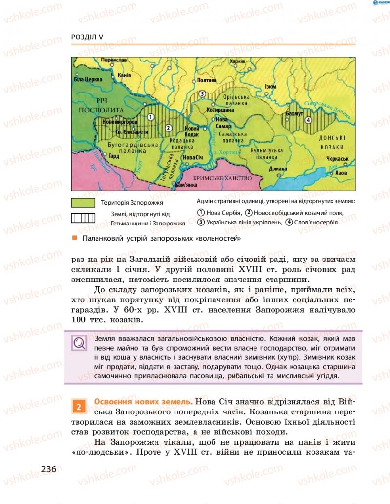 Страница 236 | Підручник Історія України 8 клас О.В. Гісем, О.О. Мартинюк 2016