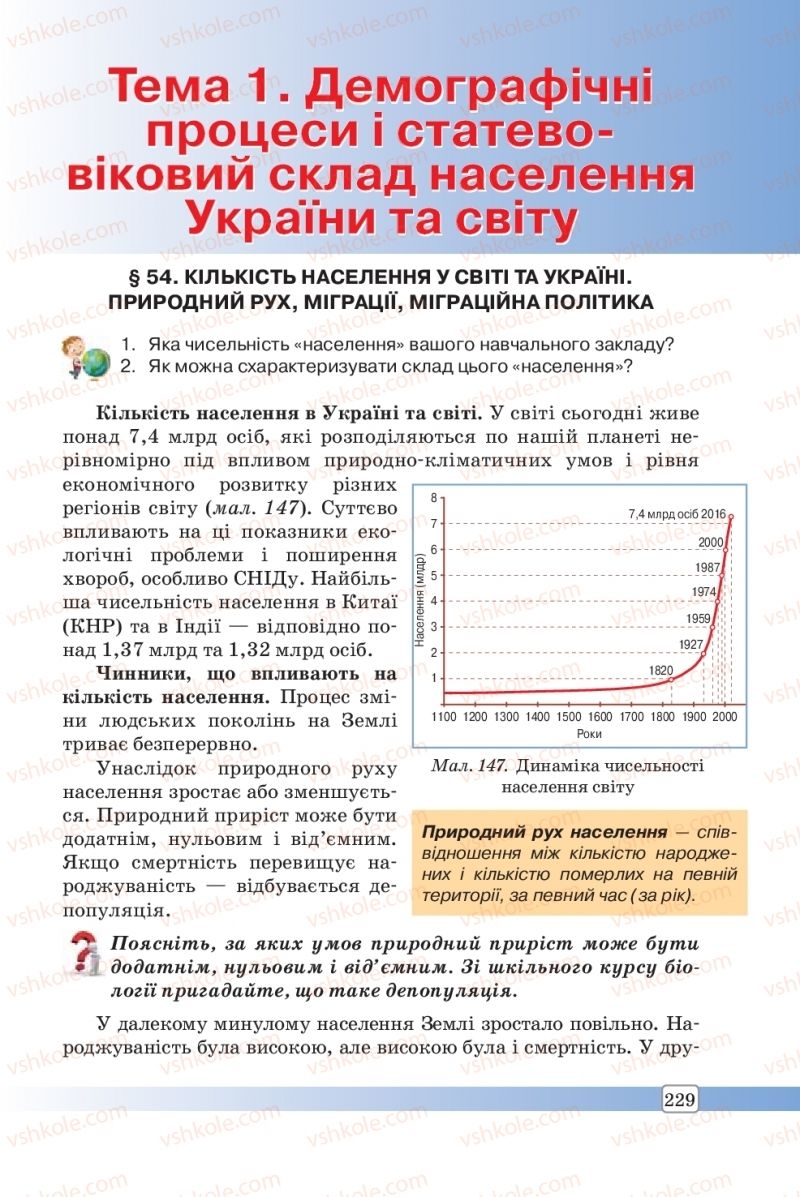 Страница 229 | Підручник Географія 8 клас П.О. Масляк, С.Л. Капіруліна 2016