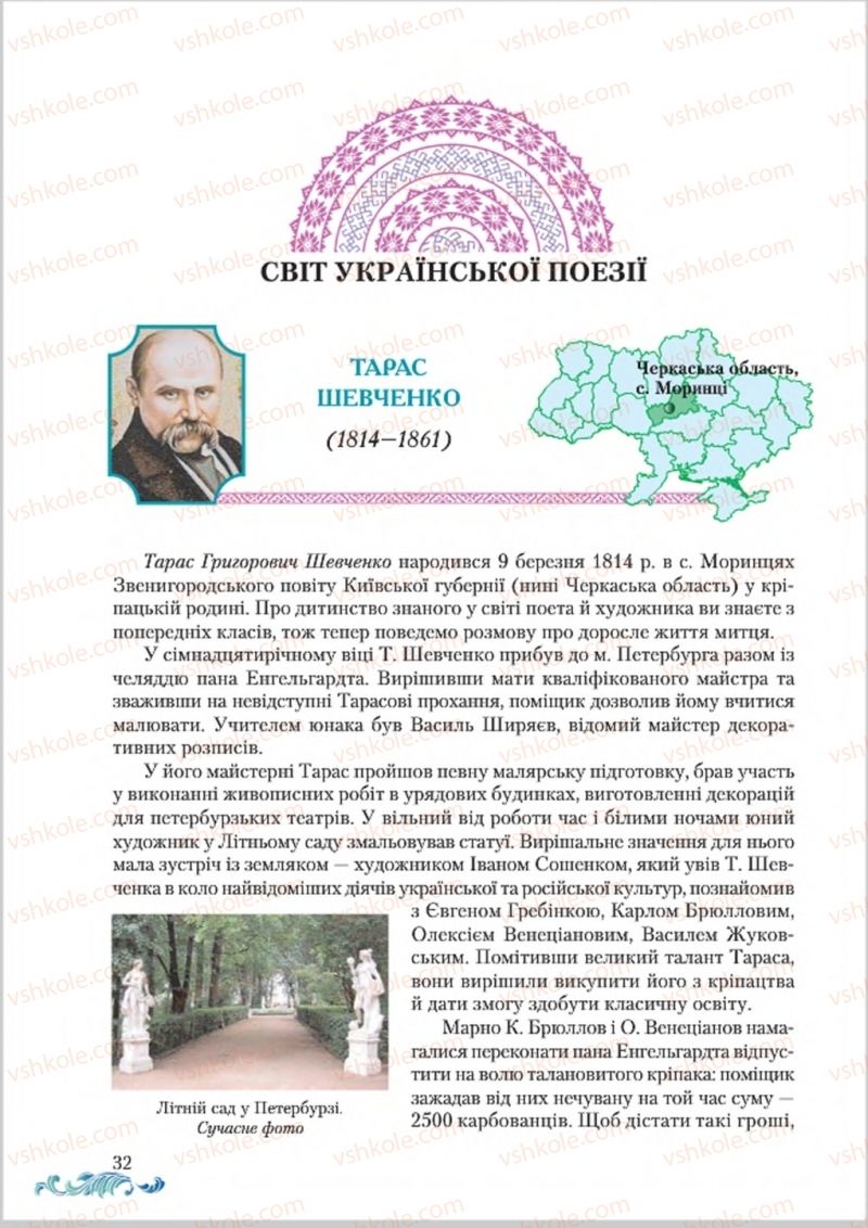 Страница 32 | Підручник Українська література 8 клас О.М. Авраменко 2016