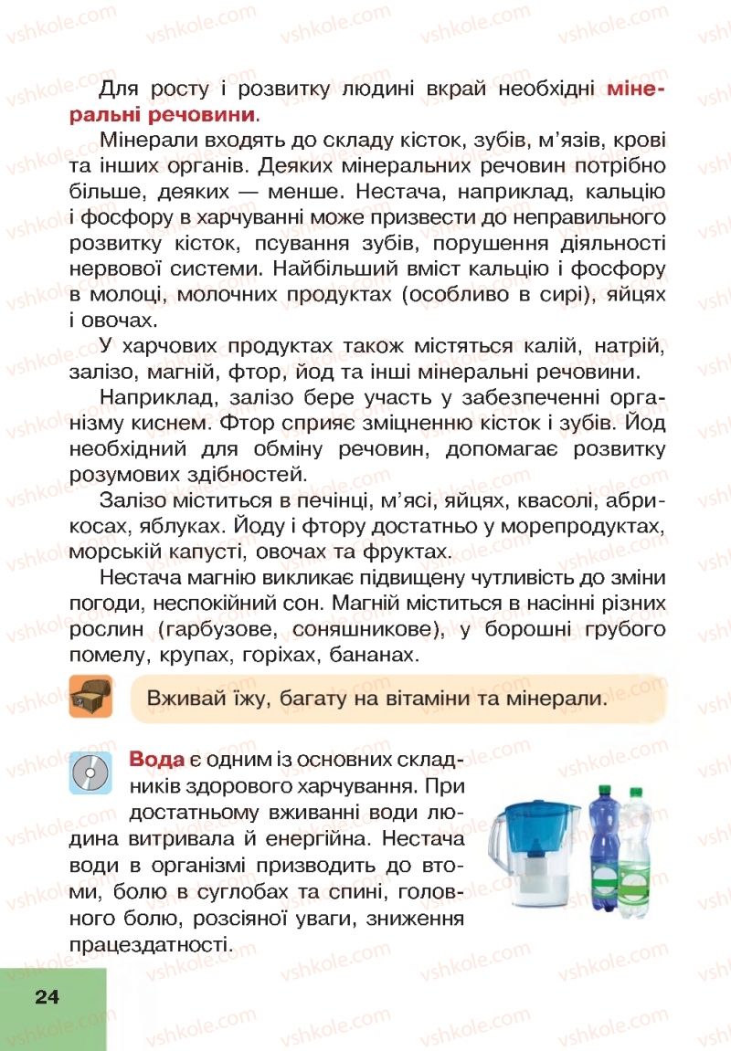 Страница 24 | Підручник Основи здоров'я 4 клас О.М. Кікінежді, Н.Б. Шост, І.М. Шульга 2015