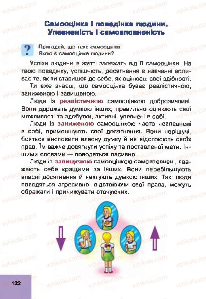 Страница 122 | Підручник Основи здоров'я 4 клас О.М. Кікінежді, Н.Б. Шост, І.М. Шульга 2015