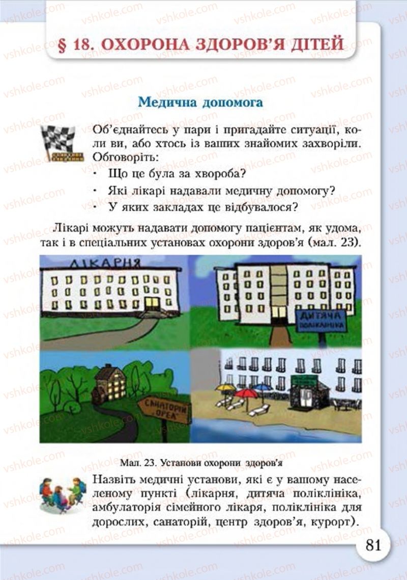 Страница 81 | Підручник Основи здоров'я 4 клас І.Д. Бех, Т.В. Воронцова, В.С. Пономаренко, С.В. Страшко 2015