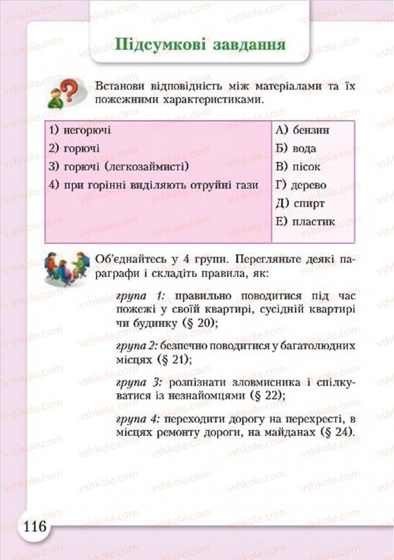 Страница 116 | Підручник Основи здоров'я 4 клас І.Д. Бех, Т.В. Воронцова, В.С. Пономаренко, С.В. Страшко 2015