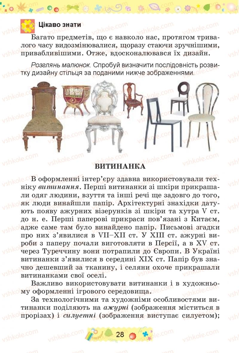 Страница 28 | Підручник Трудове навчання 4 клас І.М. Веремійчик, В.П. Тименко 2015