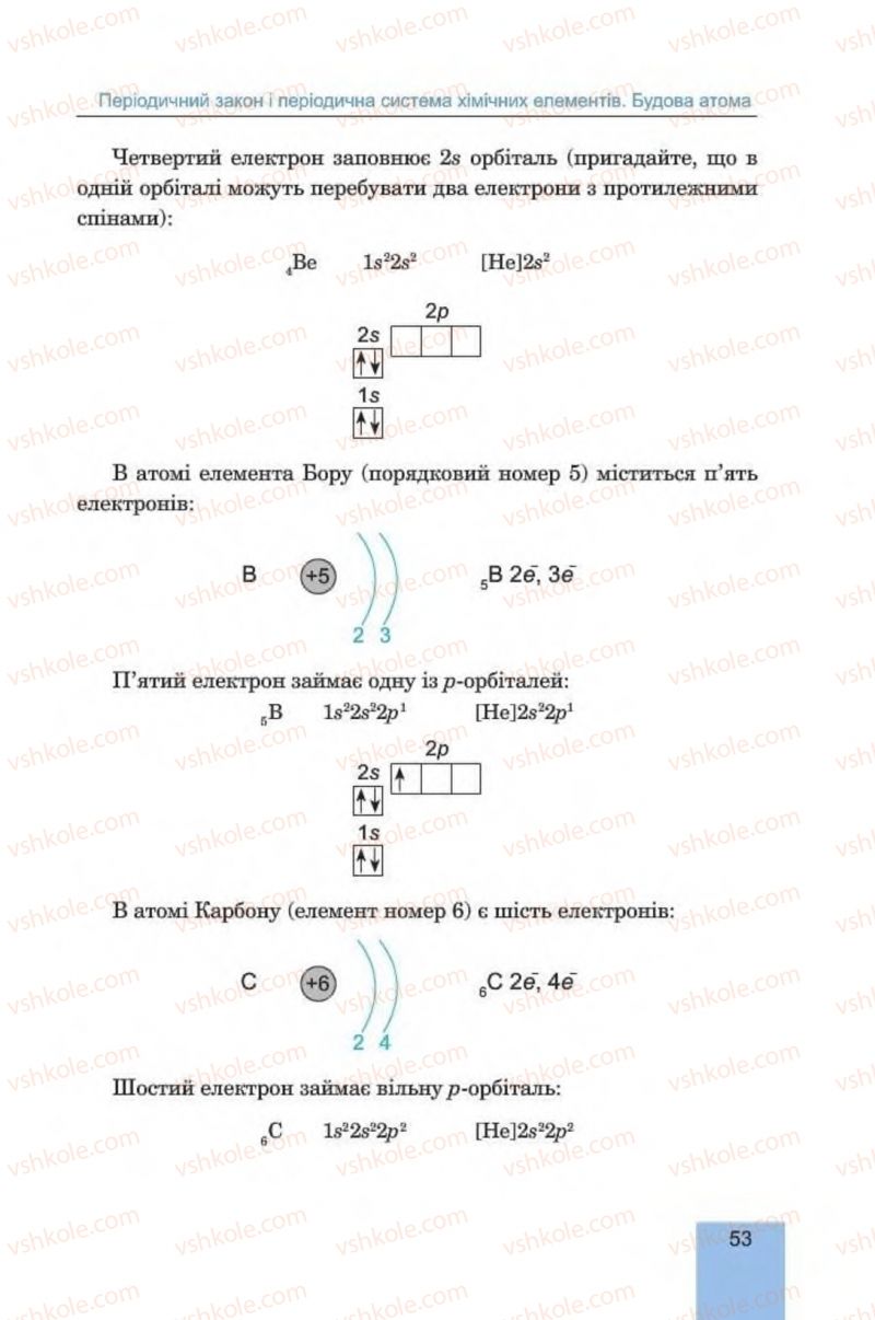 Страница 53 | Підручник Хімія 8 клас Л.С. Дячук, М.М. Гладюк 2016