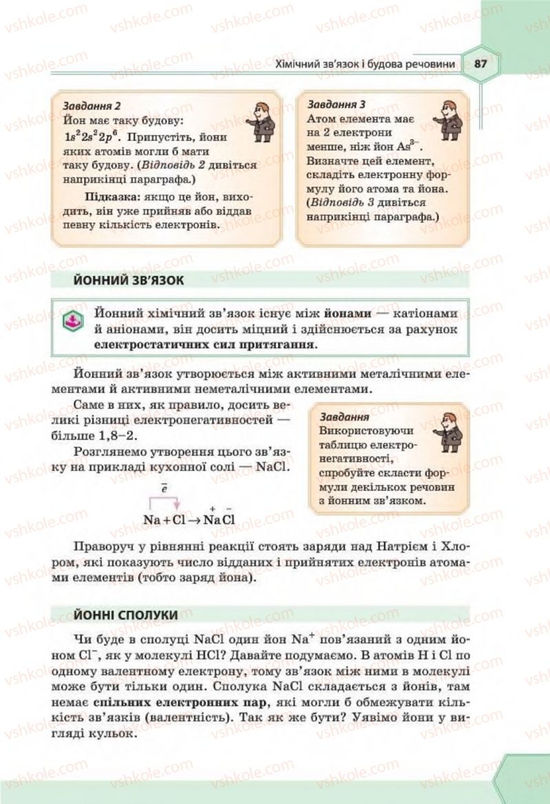 Страница 87 | Підручник Хімія 8 клас Т.М. Гранкіна 2016