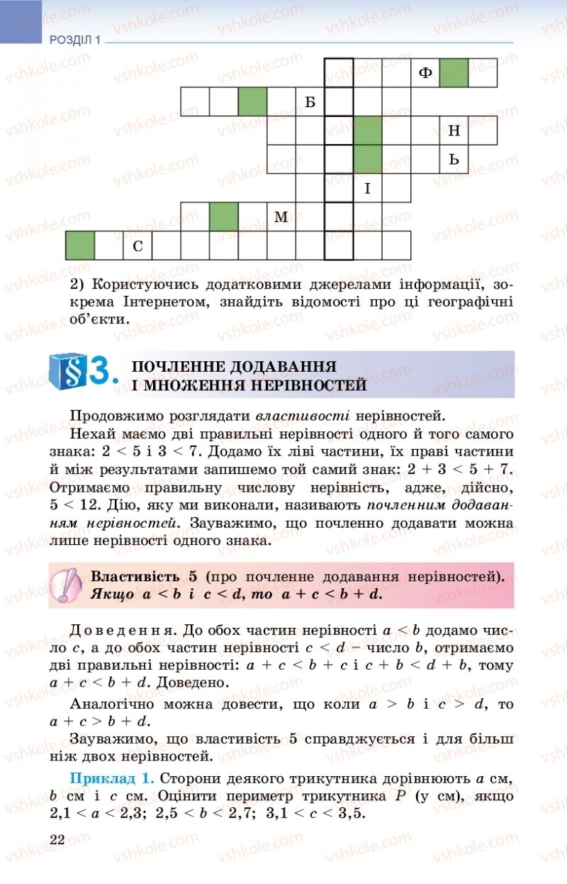 Страница 22 | Підручник Алгебра 9 клас О.С. Істер 2017