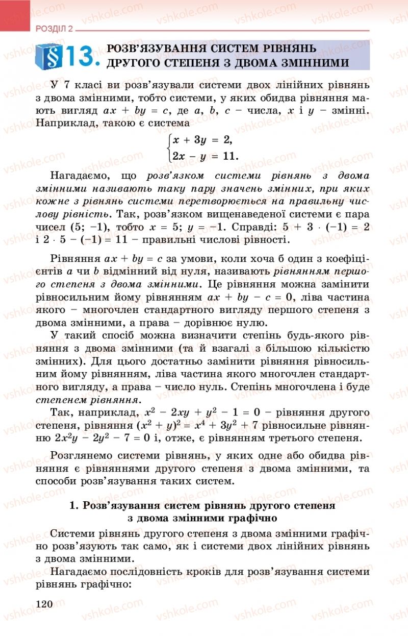 Страница 120 | Підручник Алгебра 9 клас О.С. Істер 2017