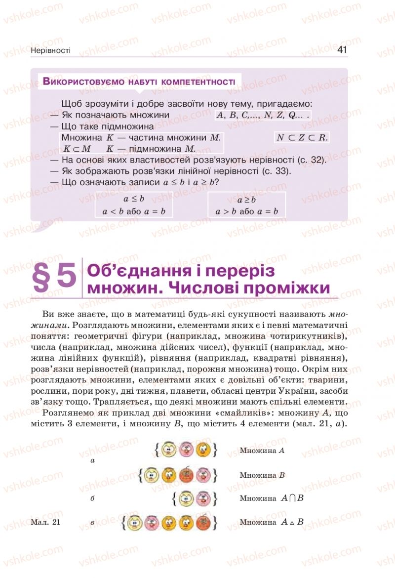 Страница 41 | Підручник Алгебра 9 клас Г.П. Бевз, В.Г. Бевз 2017