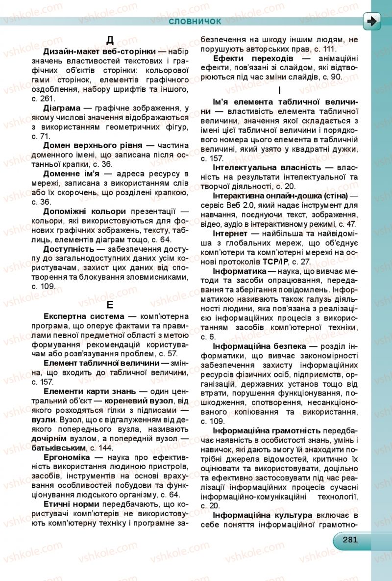 Страница 281 | Підручник Інформатика 9 клас Й.Я. Ривкінд, Т.І. Лисенко, Л.А. Чернікова, В.В. Шакотько 2017