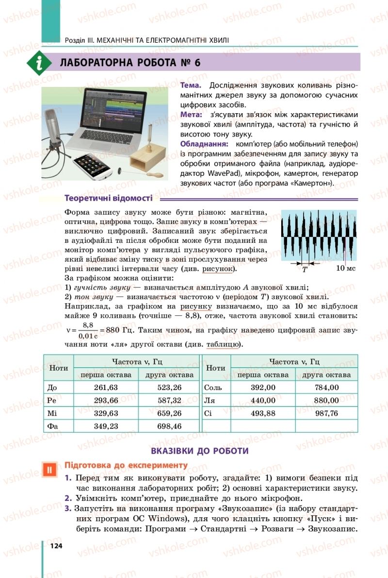 Страница 124 | Підручник Фізика 9 клас В.Г. Бар’яхтар, Ф.Я. Божинова, С.О. Довгий 2017