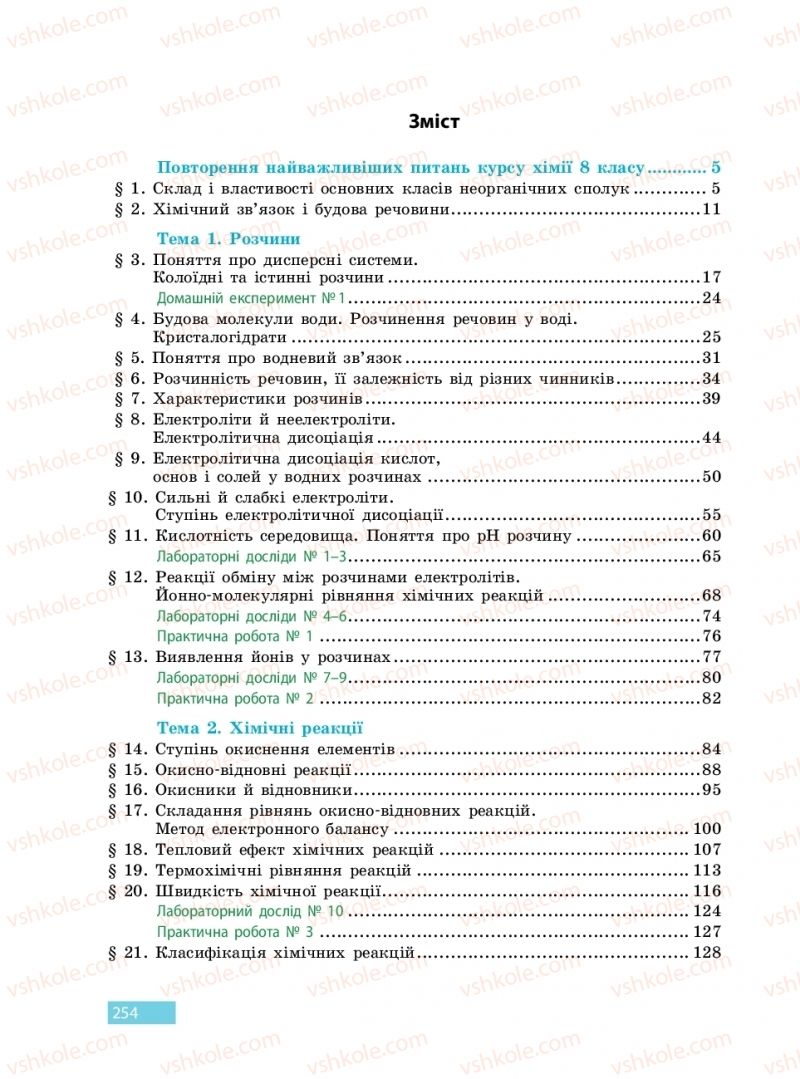 Страница 254 | Підручник Хімія 9 клас О.В. Григорович 2017