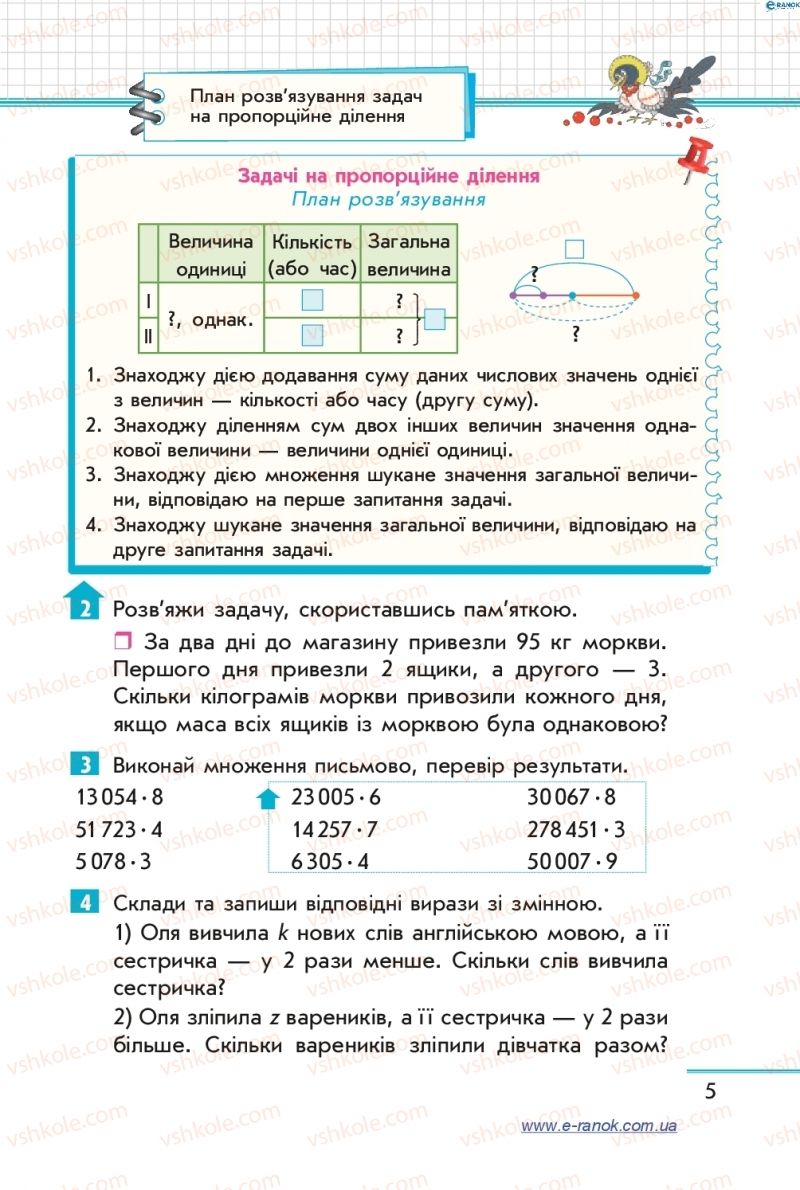 Страница 5 | Підручник Математика 4 клас С.О. Скворцова, О.В. Онопрієнко 2015 2 частина