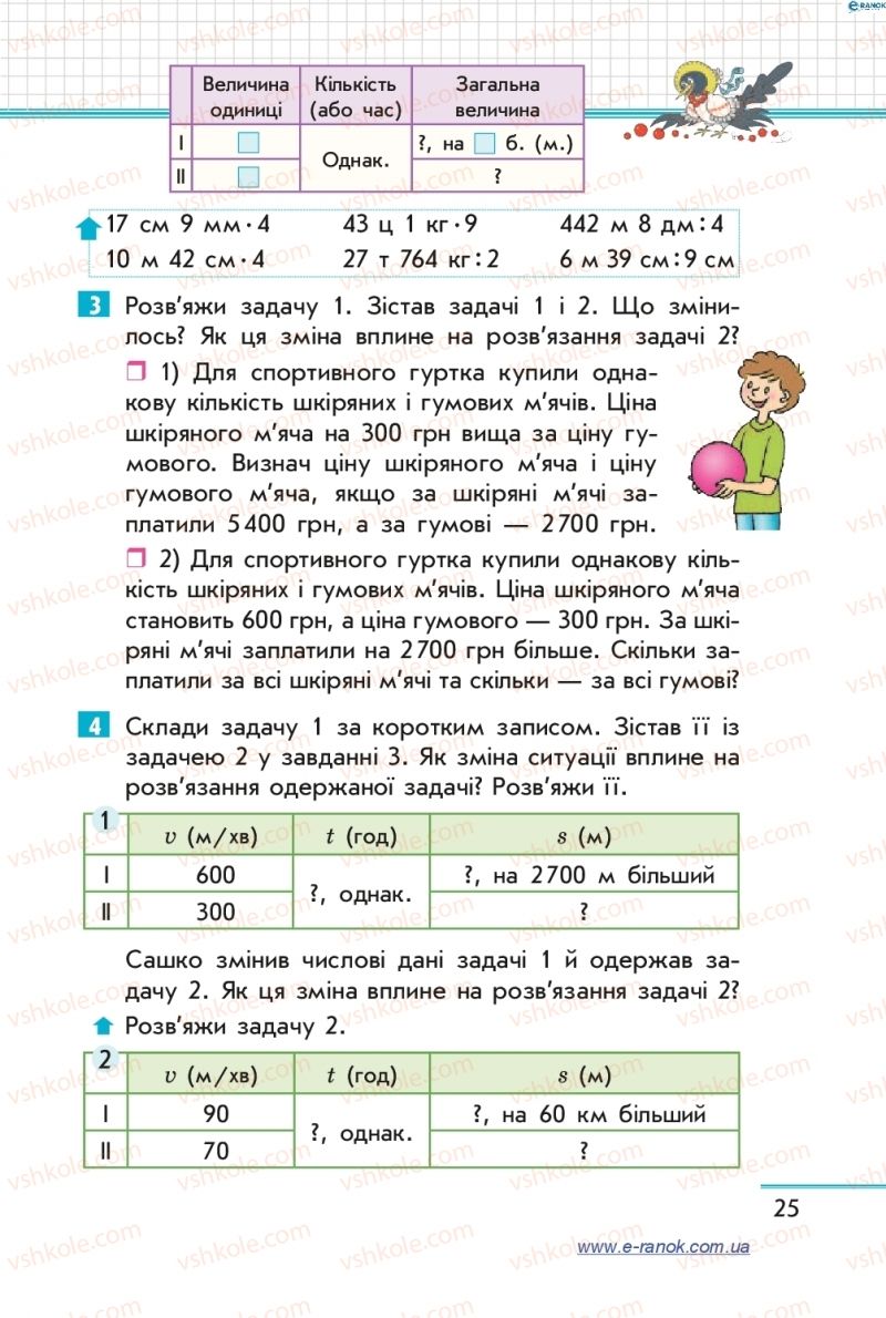 Страница 25 | Підручник Математика 4 клас С.О. Скворцова, О.В. Онопрієнко 2015 2 частина