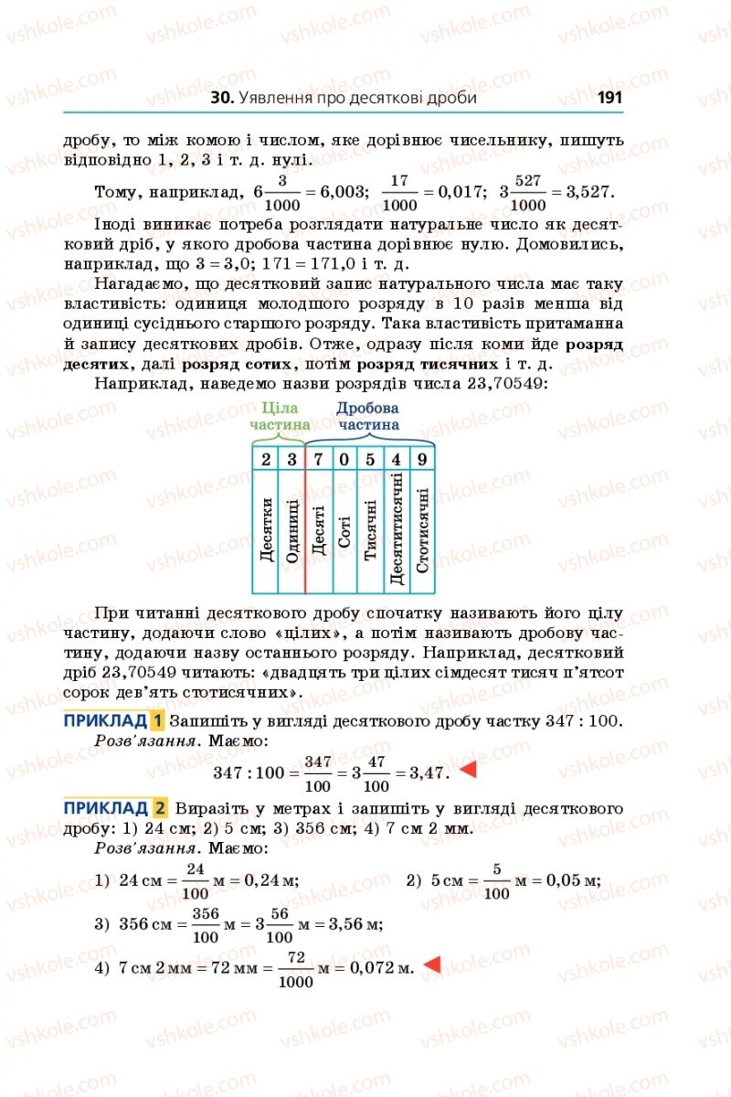 Страница 191 | Підручник Математика 5 клас А.Г. Мерзляк, В.Б. Полонський, М.С. Якір 2018
