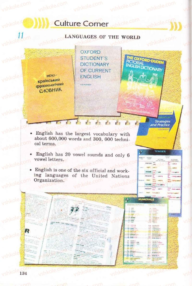 Страница 134 | Підручник Англiйська мова 6 клас Л.В. Биркун 2006