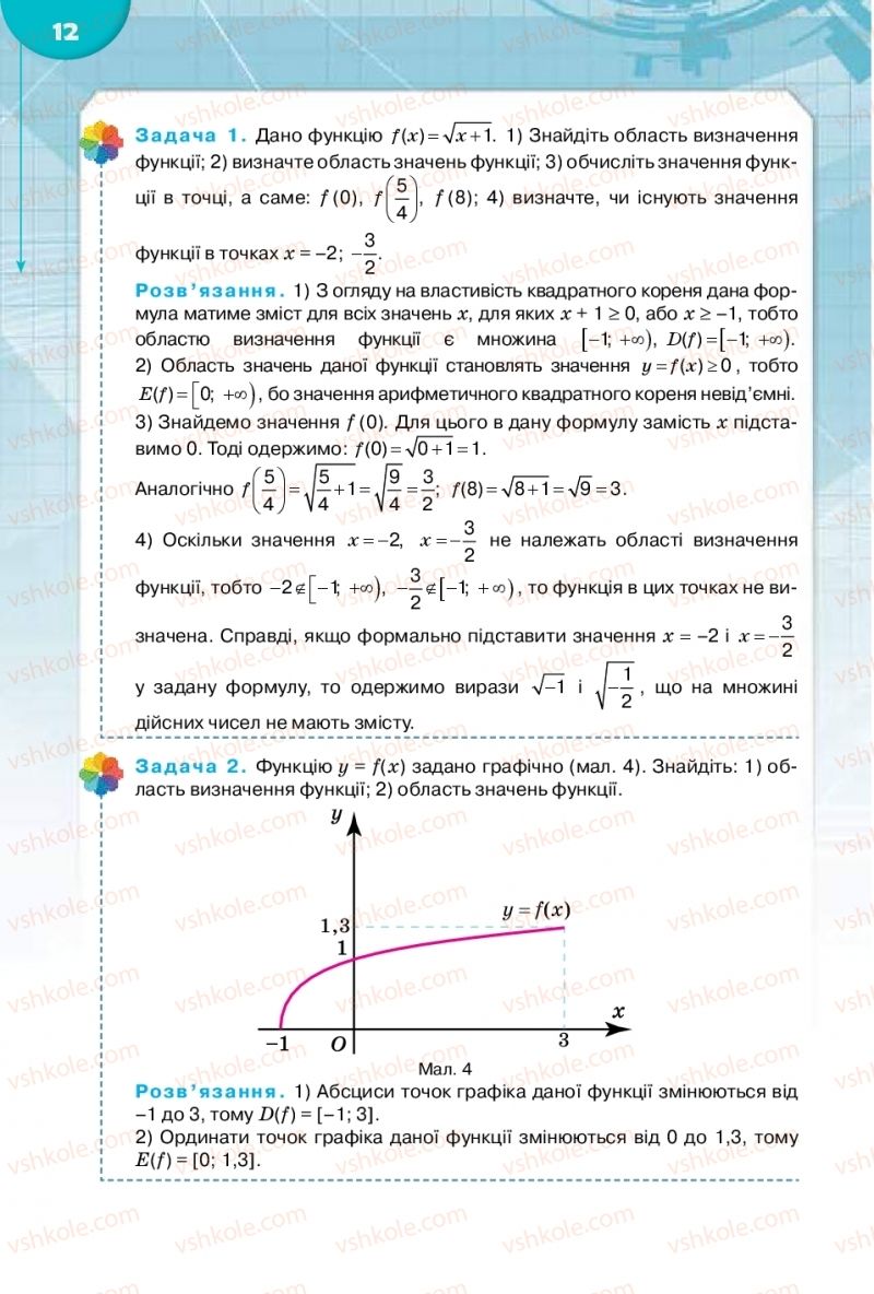 Страница 12 | Підручник Математика 10 клас М.І. Бурда, Т.В. Колесник, Ю.І. Мальований 2018