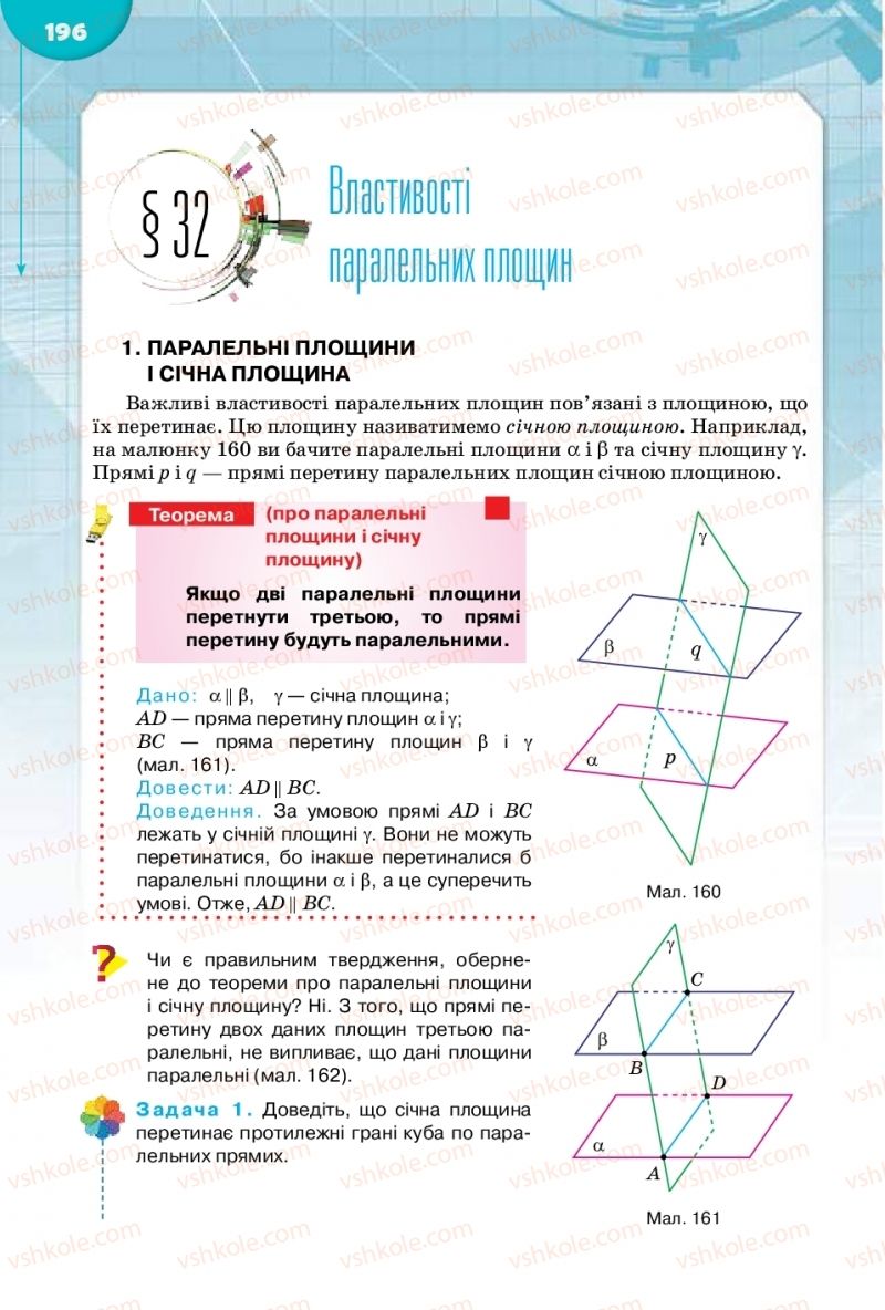 Страница 196 | Підручник Математика 10 клас М.І. Бурда, Т.В. Колесник, Ю.І. Мальований 2018