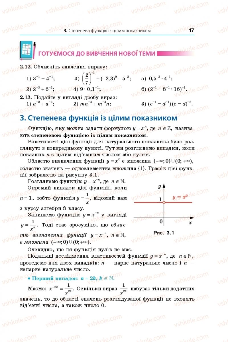 Страница 17 | Підручник Математика 10 клас А.Г. Мерзляк, Д.А. Номіровський, В.Б. Полонський, М.С. Якір 2018