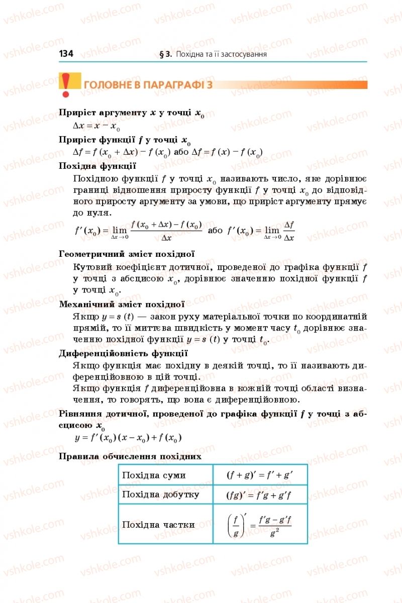 Страница 134 | Підручник Математика 10 клас А.Г. Мерзляк, Д.А. Номіровський, В.Б. Полонський, М.С. Якір 2018