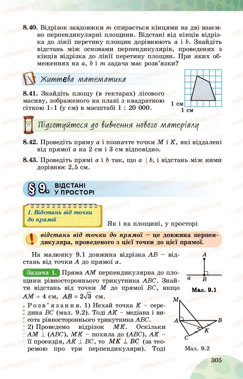 Страница 305 | Підручник Математика 10 клас О.С. Істер 2018