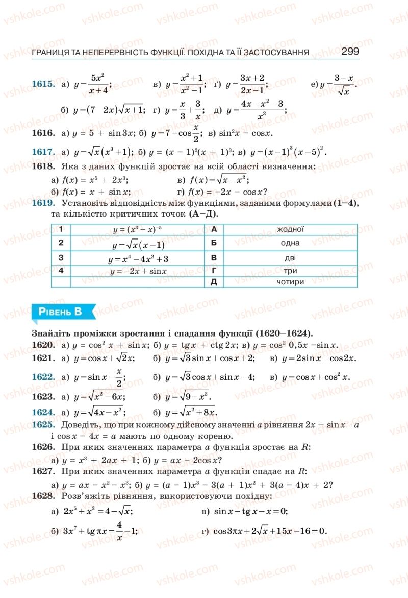 Страница 299 | Підручник Алгебра 10 клас  Г.П. Бевз, В.Г. Бевз, Н.Г. Владімірова 2018 Профільний рівень