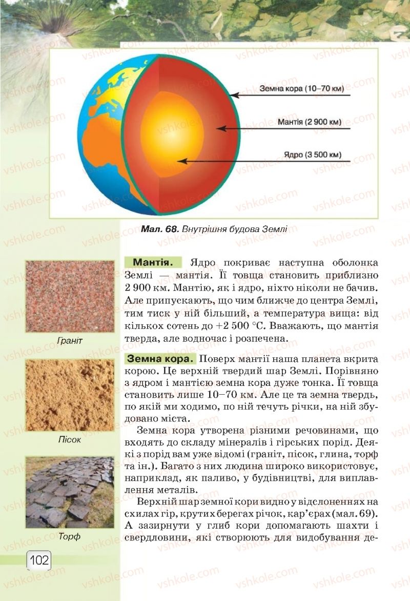 Страница 102 | Підручник Природознавство 5 клас О.Г. Ярошенко, В.М. Бойко 2018