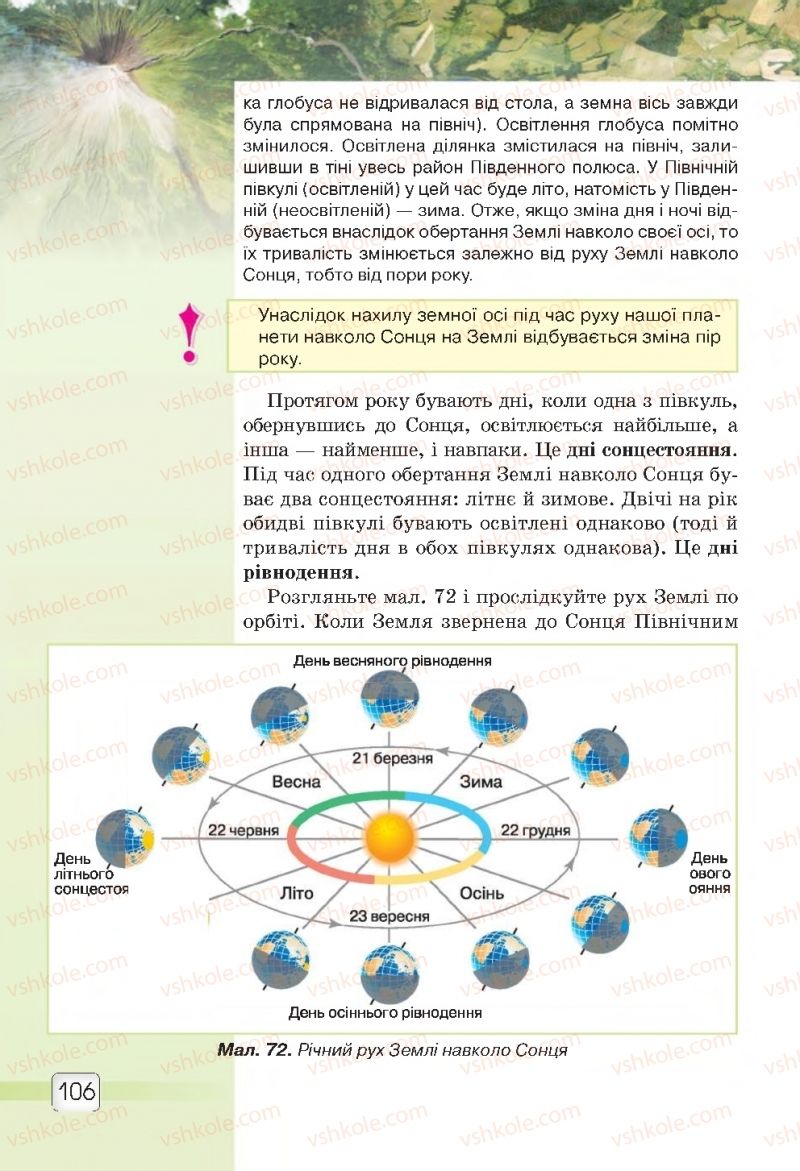 Страница 106 | Підручник Природознавство 5 клас О.Г. Ярошенко, В.М. Бойко 2018