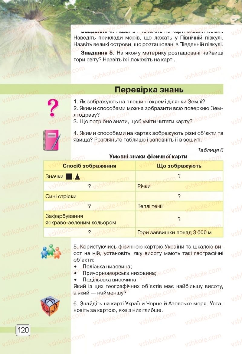 Страница 120 | Підручник Природознавство 5 клас О.Г. Ярошенко, В.М. Бойко 2018