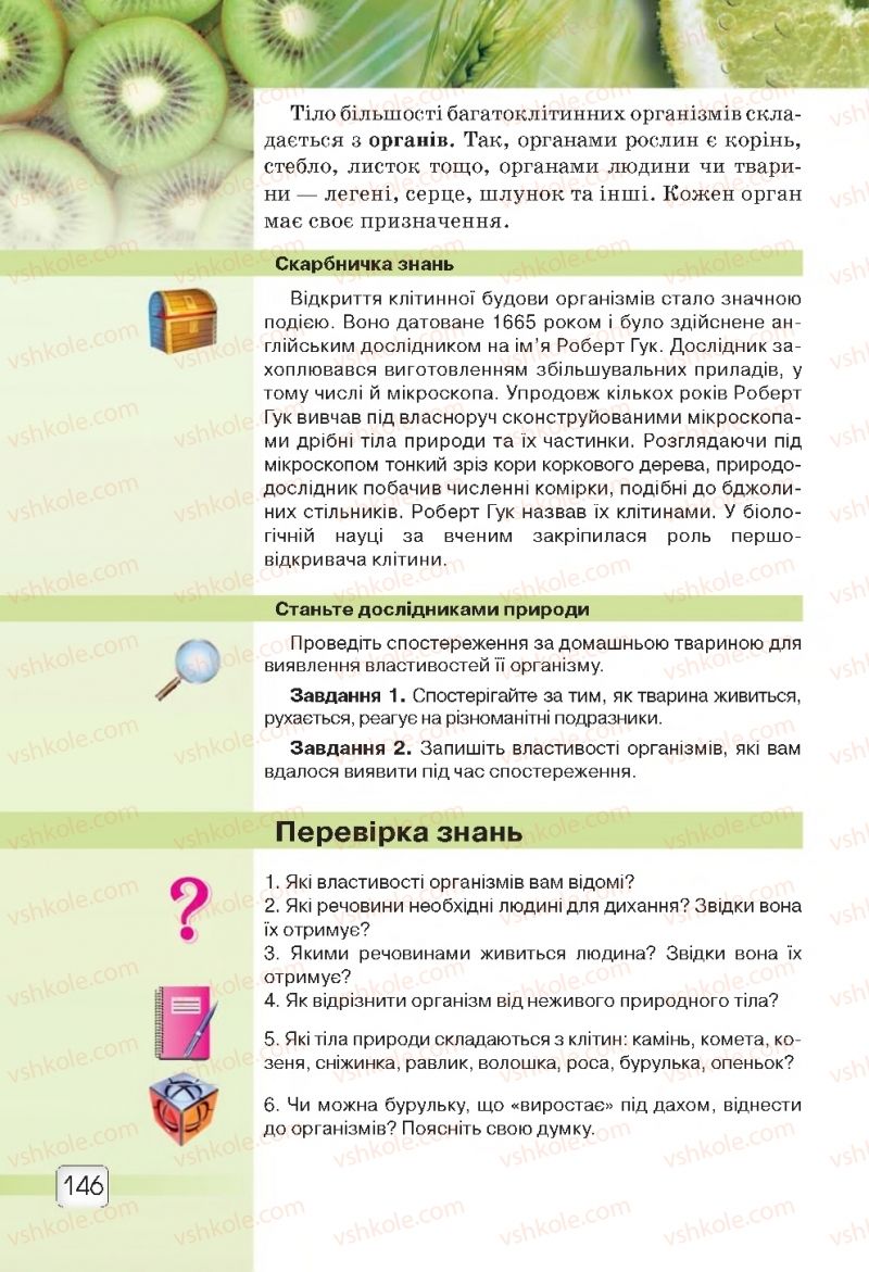 Страница 146 | Підручник Природознавство 5 клас О.Г. Ярошенко, В.М. Бойко 2018